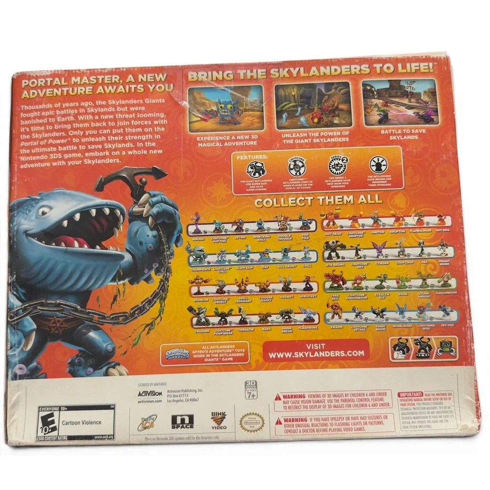 Skylanders Giants Portal Owners Pack Nintendo 3DS Tree Rex Figure